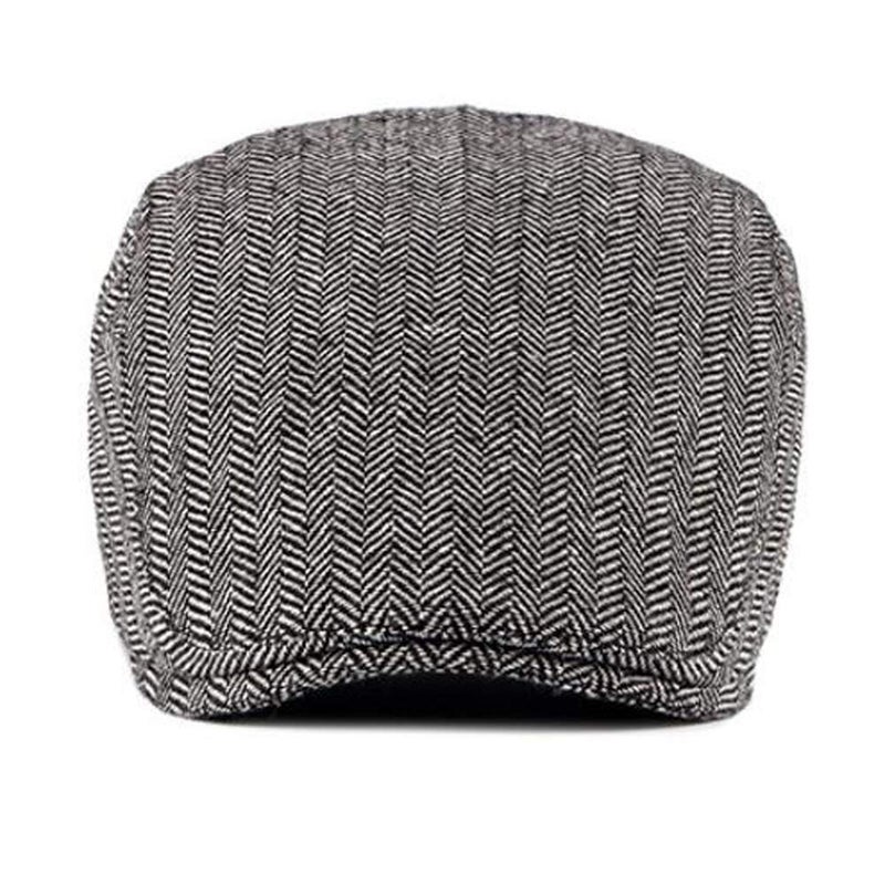 Qunson 2 Pack Men's Adjustable Flat Cap Ivy Gatsby Newsboy Hat - Image 5